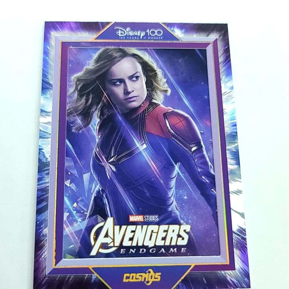 Avengers Endgame Captain Marvel Cosmos Disney  100 All Star Movie Poster 029/288